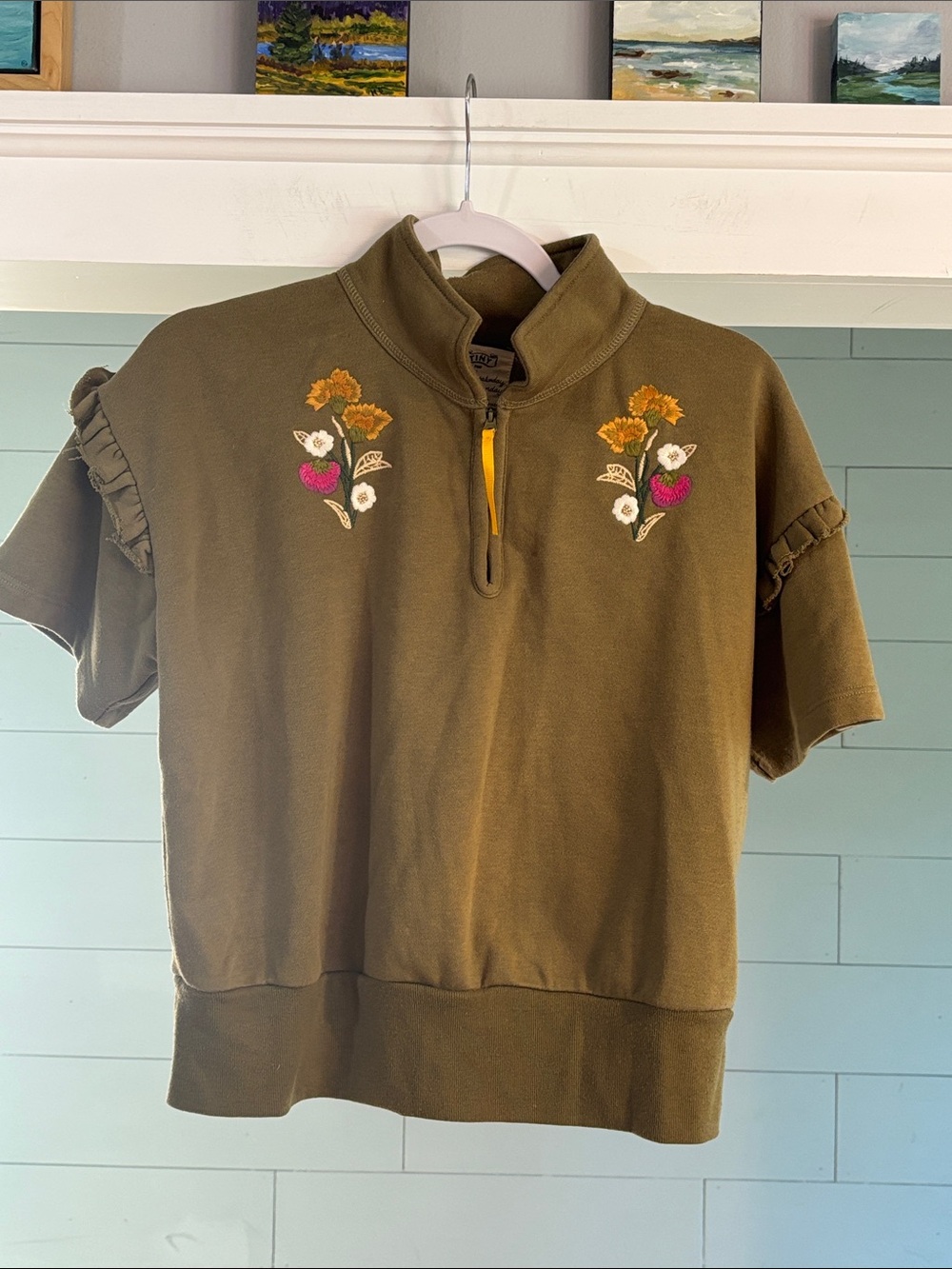 Tiny for Anthropologie Sasha Quarter Zip